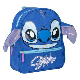 Mochila Escolar Stitch Azul 25 x 30 x 10 cm de Stitch, Mochilas infantis - Ref: S0740162, Preço: 13,55 €, Desconto: %