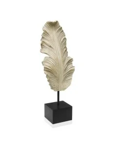 Figura Decorativa Cara Dorado Madera Metal 12 x 29 x 11 cm | Tienda24 Tienda24.eu