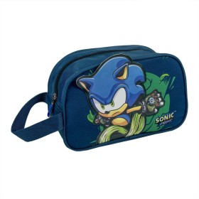 Nécessaire de Voyage Sonic Bleu foncé 100 % polyester 16 x 10 x 26 cm de Sonic, Vanity - Réf : S0740313, Prix : 9,43 €, Remis...