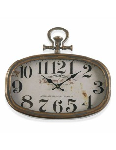 Horloge Murale DKD Home Decor Argenté Doré Fer Engrenage 60 x 5 x 60 cm (2 Unités) | Tienda24 Tienda24.eu