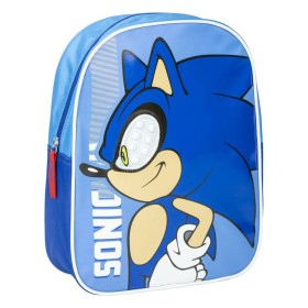 Mochila Escolar Sonic Azul 23 x 30 x 9 cm de Sonic, Mochilas infantis - Ref: S0740315, Preço: 12,27 €, Desconto: %