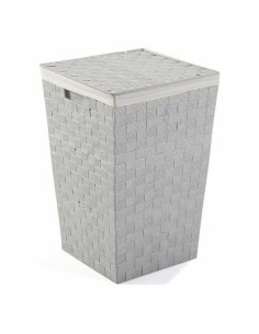 Korb für schmutzige Wäsche Weiß Schwarz Metall 60 x 34 x 56 cm Double (6 Stück) | Tienda24 Tienda24.eu