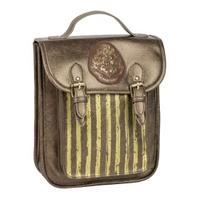 Mochila Escolar Harry Potter Hogwarts Castanho 22,5 x 22,5 x 7 cm de Harry Potter, Mochilas infantis - Ref: S0740455, Preço: ...