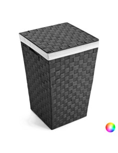 Korb für schmutzige Wäsche Weiß Schwarz Metall 60 x 34 x 56 cm Double (6 Stück) | Tienda24 Tienda24.eu