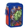 Plumier Triple The Avengers Azul 12,5 x 6,5 x 19,5 cm de The Avengers, Estuches - Ref: S0740535, Precio: 16,27 €, Descuento: %