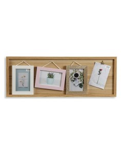 Moldura de Fotos 15,2 x 20,2 x 3,5 cm Dourado Plástico Vidro (6 Unidades) | Tienda24 Tienda24.eu