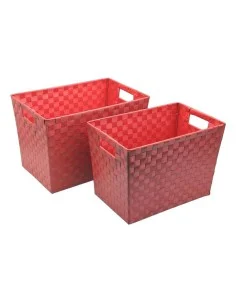 Caja con compartimentos Textil (27 x 10 x 32 cm) | Tienda24 Tienda24.eu