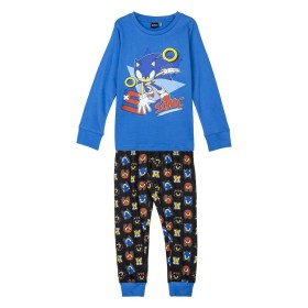 Pijama Infantil Sonic Azul de Sonic, Pijamas dos piezas - Ref: S0740936, Precio: 16,14 €, Descuento: %