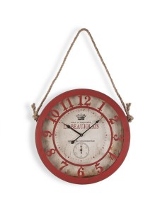 Reloj de Pared Romimex Blanco Verde Rosa Poliestireno 30 x 30 x 4 cm | Tienda24 Tienda24.eu