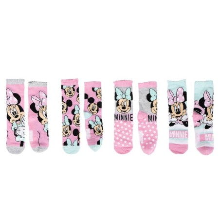 Chaussettes Minnie Mouse 4 paires de Minnie Mouse, Socquettes - Réf : S0740969, Prix : 8,72 €, Remise : %