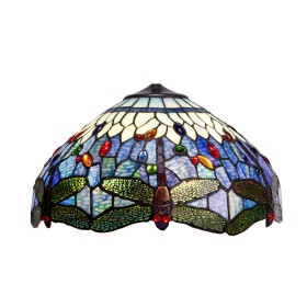 Écran de lampe Viro Belle Epoque Bleu Ø 40 cm de Viro, Abats-jour - Réf : D1602954, Prix : 190,35 €, Remise : %