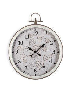 Reloj de Pared DKD Home Decor Mapamundi Marrón Negro Hierro Vintage 59,5 x 8,5 x 59,5 cm | Tienda24 Tienda24.eu