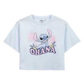 Camisola de Manga Curta Mulher Stitch Rosa Claro de Stitch, T-shirts - Ref: S0741266, Preço: 9,68 €, Desconto: %