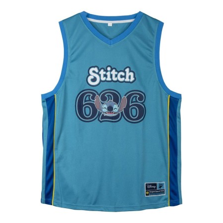 Basketball-T-Shirt Stitch Blau Unisex von Stitch, Herren - Ref: S0741270, Preis: 23,70 €, Rabatt: %