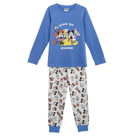 Pijama Infantil Mickey Mouse Azul de Mickey Mouse, Pijamas dos piezas - Ref: S0741296, Precio: 15,37 €, Descuento: %