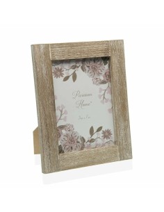 Fotorahmen Braun Holz Kristall 20 x 1 x 25 cm | Tienda24 Tienda24.eu