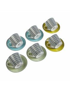 Ensemble de tasses à café Inde Lima diamante (3 Pièces) (24 Unités) | Tienda24 Tienda24.eu