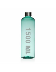 Water bottle Versa Green 1,5 L Steel polystyrene Compound 9 x 29 x 9 cm by Versa, Canteens & Water Bottles - Ref: S3408217, P...