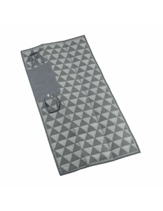 Teppich 120 x 120 x 1 cm natürlich Schwarz Jute | Tienda24 Tienda24.eu