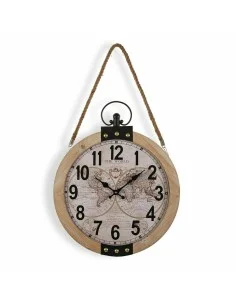 Orologio da Parete Versa Mapamundi 40 x 6,5 x 47 cm Legno MDF da Versa, Orologi da parete - Ref: S3408857, Precio: 244,37 €, ...