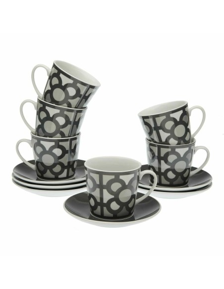 Set de 6 Tasses à Thé avec Soucoupe Versa Urbana | Tienda24 Tienda24.eu