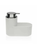 Dispensador de Jabón 2 en 1 para Fregadero Versa Blanco ABS Poliestireno (7,5 x 14,5 x 17 cm) | Tienda24 Tienda24.eu