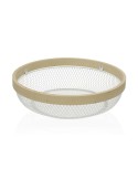 Portafrutta Versa Bianco Metallo Legno (25 x 7 x 25 cm) da Versa, Ciotole e tazzoni - Ref: S3409407, Precio: 10,89 €, Descuen...