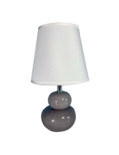 Lampada da tavolo Versa Grigio Ceramica Tessile (15 x 22,5 x 9,5 cm) da Versa, Lampade da tavolo e abat-jour - Ref: S3409475,...