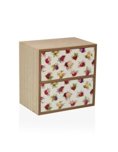 Guarda-Joias Home ESPRIT Bege Resina 15 x 15 x 24 cm | Tienda24 Tienda24.eu