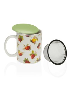 Juego de 6 Tazas con Plato Versa Elora Porcelana | Tienda24 Tienda24.eu