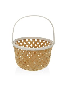 Coupe à fruits Versa Gris Bois d'épicéa Bambou (28,5 x 35 x 28,5 cm) | Tienda24 Tienda24.eu