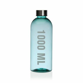 Water bottle Versa 1 L Blue Steel polystyrene Compound 8,7 x