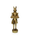 Deko-Figur Versa Gold Hase 16 x 40 x 12 cm Harz | Tienda24 Tienda24.eu