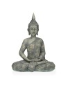 Decorative Figure Versa Grey Buddha 19 x 40 x 28 cm Resin | Tienda24 Tienda24.eu