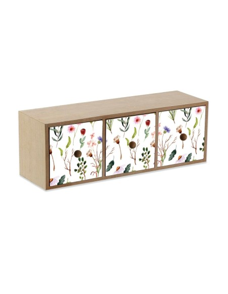 Boîte à bijoux Versa Sansa 11 x 11 x 33 cm Bois MDF | Tienda24 Tienda24.eu