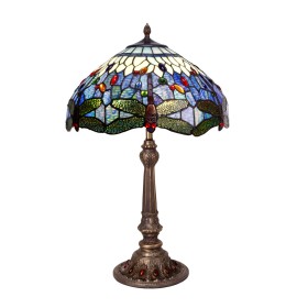 Desk lamp Viro Belle Epoque Blue Zinc 60 W 40 x 60 x 40 cm by Viro, Bedside and Table Lamps - Ref: D1603030, Price: 307,00 €,...