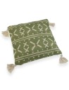 Cushion Versa Green Tassels 10 x 45 x 45 cm | Tienda24 Tienda24.eu