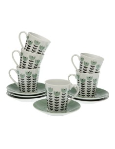 Set di 6 Tazze con Piatto Versa Erna Porcellana da Versa, Tazze - Ref: S3410875, Precio: €21.89, Descuento: %