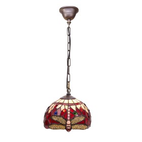 Suspension Viro Belle Rouge Bordeaux Fer 60 W 20 x 125 x 20 cm de Viro, Suspensions - Réf : D1603035, Prix : 133,10 €, Remise...