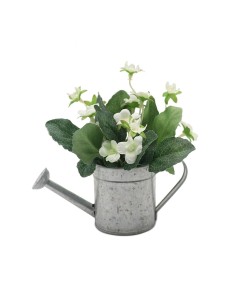 Planta Decorativa Mica Decorations Rosal Cerámica PVC | Tienda24 Tienda24.eu