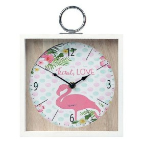 Orologio da Parete Rosa 20 x 5 x 20 cm di BigBuy Home, Orologi da parete - Rif: S1120567, Prezzo: 6,20 €, Sconto: %