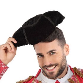 Hat 118524 Male Bullfighter Black by BigBuy Carnival, Hunting Hats - Ref: S1121745, Price: 7,30 €, Discount: %