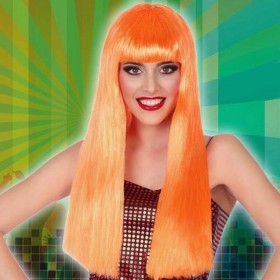 Wigs 117793 Orange by BigBuy Carnival, Wigs and hairpieces - Ref: S1122341, Price: 7,71 €, Discount: %