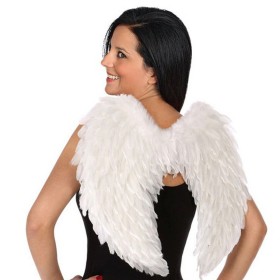 Ailes d'ange Blanc de BigBuy Carnival, Capes et ailes - Réf : S1122402, Prix : 4,80 €, Remise : %