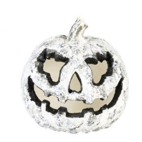 Decorative Figure (21 x 17 cm) Pumpkin Grey by BigBuy Carnival, Halloween - Ref: S1122797, Price: 11,12 €, Discount: %