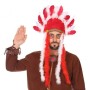 Indian Headdress 58297 Red American Indian | Tienda24 - Global Online Shop Tienda24.eu