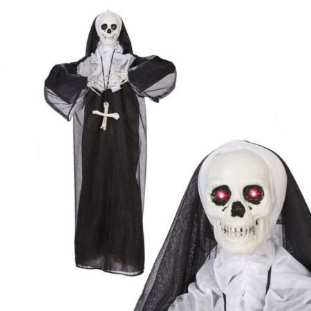 Skeleton pendant (86 x 75 cm) Nun Sound by BigBuy Carnival, Halloween - Ref: S1122848, Price: 18,25 €, Discount: %