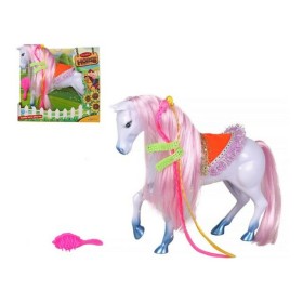 Cheval 118329 Blanc de BigBuy Fun, Animaux - Réf : S1122873, Prix : 7,85 €, Remise : %