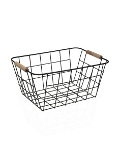 Basket Versa Brown 3 Compartments Polyethylene (15,2 x 10,2 x 35,6 cm) | Tienda24 Tienda24.eu