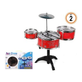 Batteria Musicale Jazz Drum S1123683 41 x 26 cm di BigBuy Fun, Tamburi e percussioni - Rif: S1123683, Prezzo: 10,88 €, Sconto: %